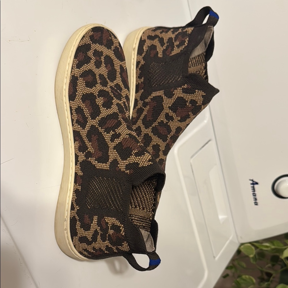 Steve Madden Leopard Print Slip-On Sneakers